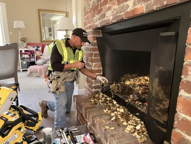 Safe screening installation by San Clemente Chimney Sweep in San Clemente, CA