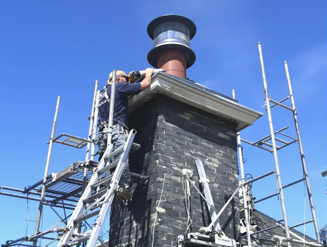 Sturdy chimney crown finished by San Clemente Chimney Sweep in San Clemente, CA
