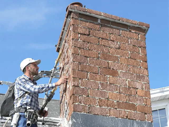 Brickwork for a chimney rebuild by San Clemente Chimney Sweep in San Clemente, CA