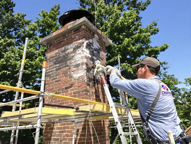 Structural chimney repair by San Clemente Chimney Sweep in San Clemente, CA