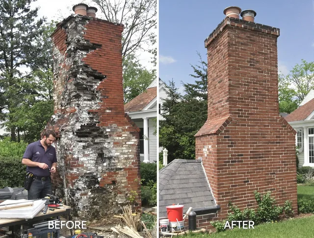 San Clemente Chimney Sweep performing a full chimney restoration in San Clemente, CA