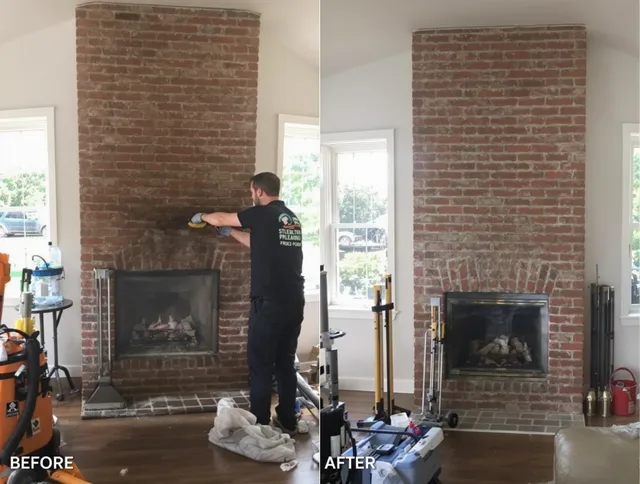Finished chimney sweeping service by San Clemente Chimney Sweep in San Clemente, CA