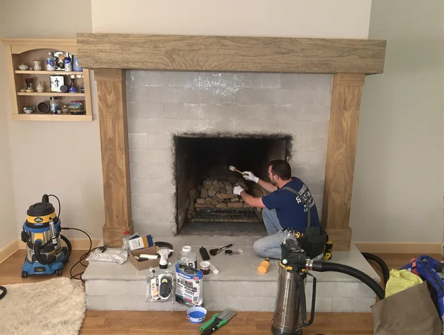 Detailed creosote removal process by San Clemente Chimney Sweep in San Clemente, CA