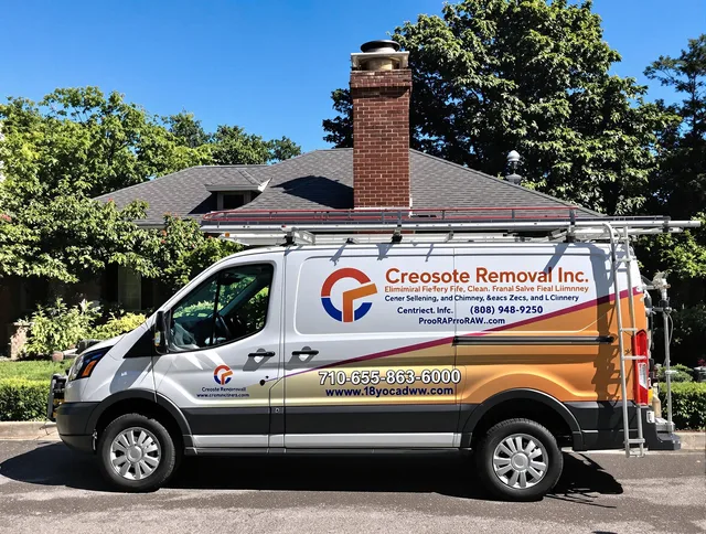 San Clemente Chimney Sweep technician removing creosote safely in San Clemente, CA