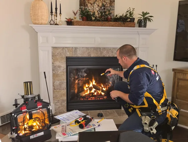 Safety-focused fireplace inspection by San Clemente Chimney Sweep in San Clemente, CA